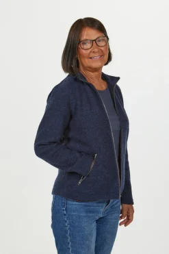 Discount BELLA FULL ZIP, 60% FILTAD ULL, 40% LYOCELL — Ziptröjor