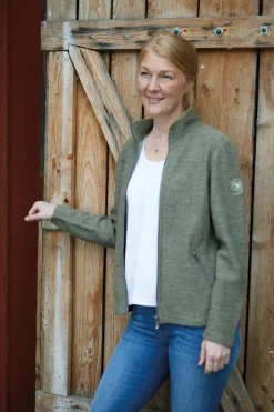 Online BELLA FULL ZIP, 60% FILTAD ULL, 40% LYOCELL — Ziptröjor