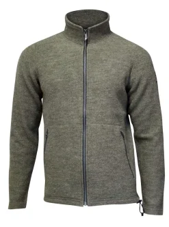 Online BRUNO FULL ZIP, 60% FILTAD ULL, 40% LYOCELL — Ziptröjor