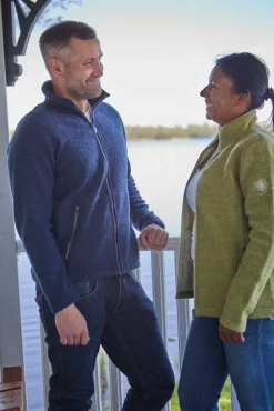 Sale BRUNO FULL ZIP, 60% FILTAD ULL, 40% LYOCELL — Ziptröjor