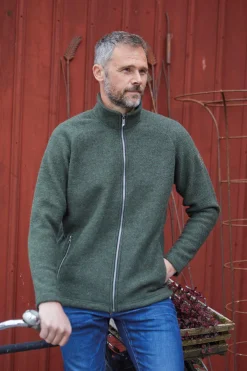 Online DANNY FULL ZIP, 100% FILTAD ULL — Ziptröjor