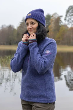 New DINA HALF ZIP, 100% FILTAD ULL — Ziptröjor