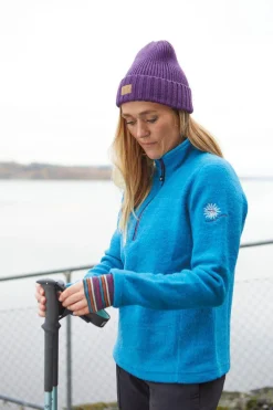 Best DINA HALF ZIP, 100% FILTAD ULL — Ziptröjor