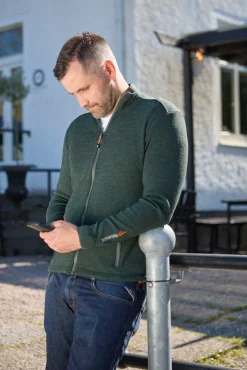 Discount HADAR FULL ZIP, 100% EXTRA FINE MERINOULL — Ziptröjor