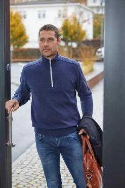 Online HADAR HALF ZIP, 100% EXTRA FINE MERINOULL — Ziptröjor