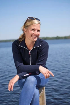 Hot HEDDA FULL ZIP, 100% EXTRA FINE MERINOULL — Ziptröjor