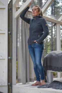 Clearance MOREL HOOD FEMALE, 60% FILTAD ULL, 40% LYOCELL — Hoodies