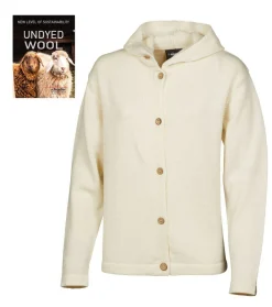 Hot NLS MARIGOLD, 100% OFÄRGAD ULL — Hoodies|Koftor & Cardigans