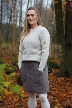 Sale NLS PETAL FEMALE, 100% OFÄRGAD ULL — Tröjor