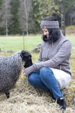 Fashion NLS TWIG FULL ZIP, 100% OFÄRGAD ULL — Ziptröjor