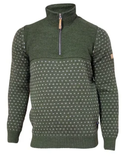 Best SVERRE HALF ZIP, 100% ULL — Ziptröjor